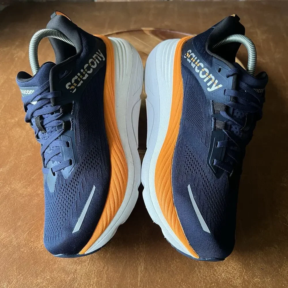 Saucony Hurricane 24 Max Cushion Stability Men's 8.5 Navy Running Shoes Sneakers